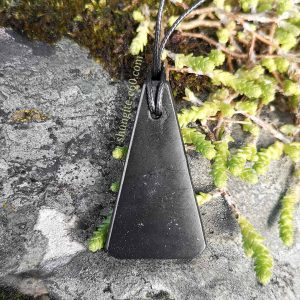 shungite stone pendant