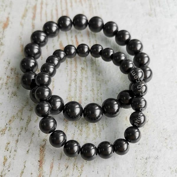 stretchable shungite bracelets 12 mm