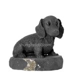 shungite figurine dachshnd dog