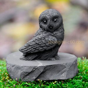 shungite figurine owl Siberian