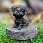 shungite figurine pug