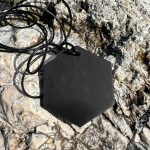 Shungite men's jewelry hexagon