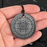 inspirational necklace mandala 1.77 in