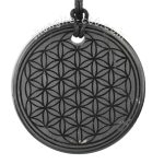 flower of life necklace custom engraved sacred geometry