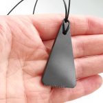 shungite necklace trapeze