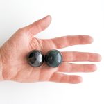 Shungite spheres harmonizers of natural stone