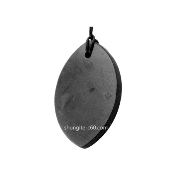 petal necklace of stone shungite