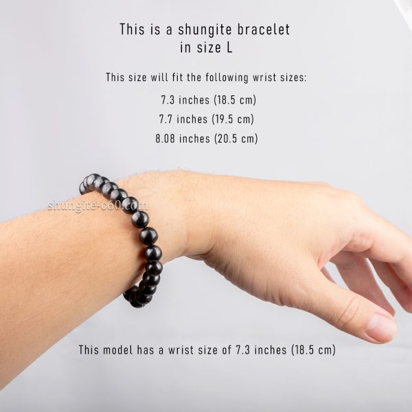 black stone bracelet L