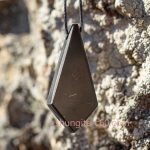 shungite crystal pendant