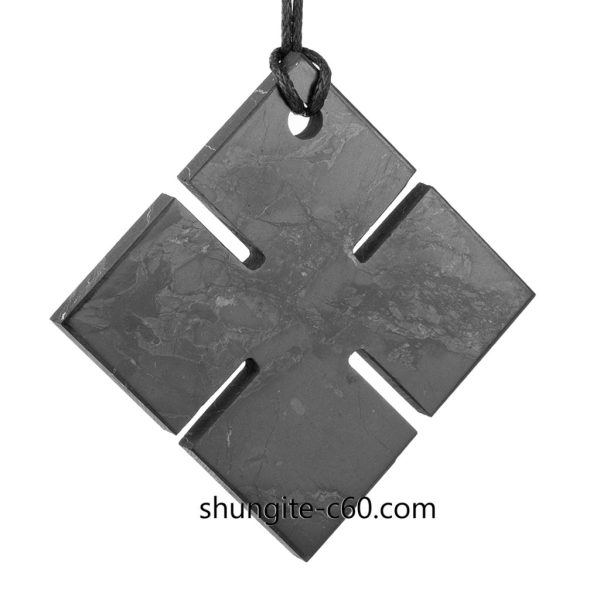 shungite necklace mens of black stone