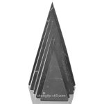 natural shungite pyramids high unpolished