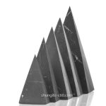 shungite pyramids unpolished surface