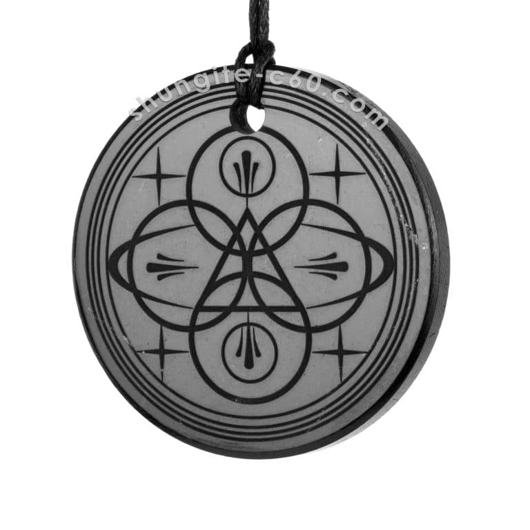 mandala necklace vision engraved