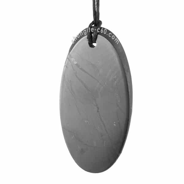 shungite pendant oval