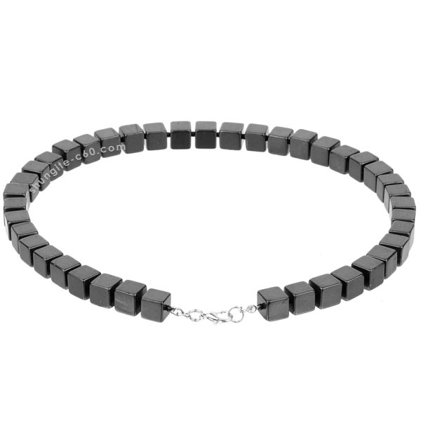 shungite necklace for men handmade