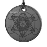 shungite metatron pendant