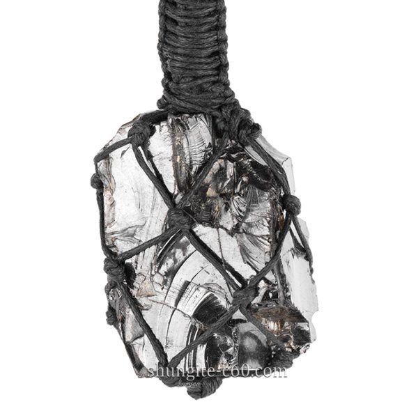 braided shungite necklace