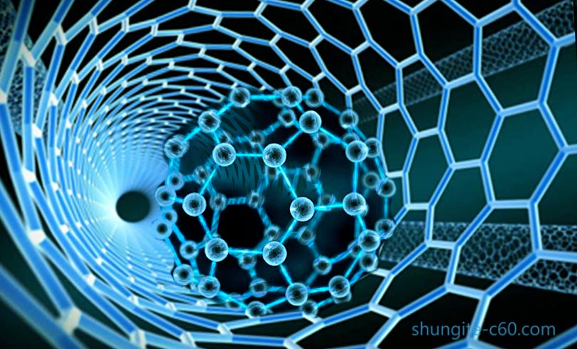 content of fullerenes c60 in shungite stone