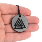 shungite necklace Valknut