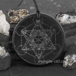 shungite pendant metatron