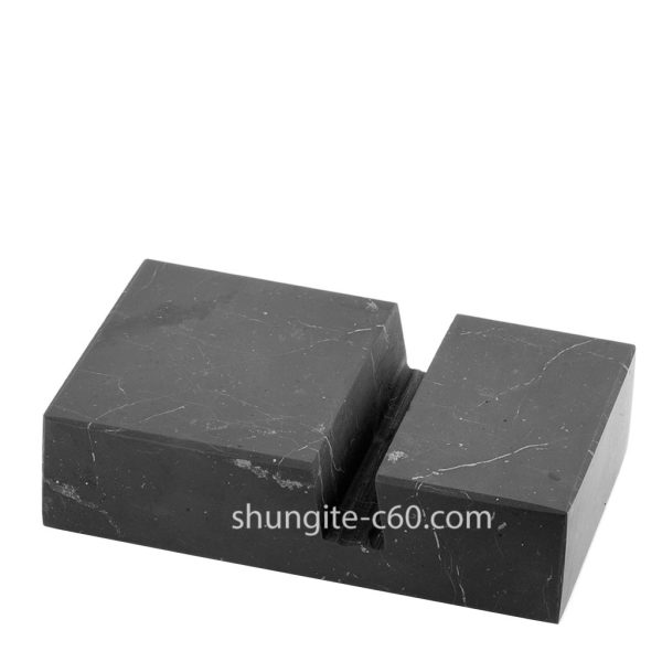 shungite base for cell phone against emf waves