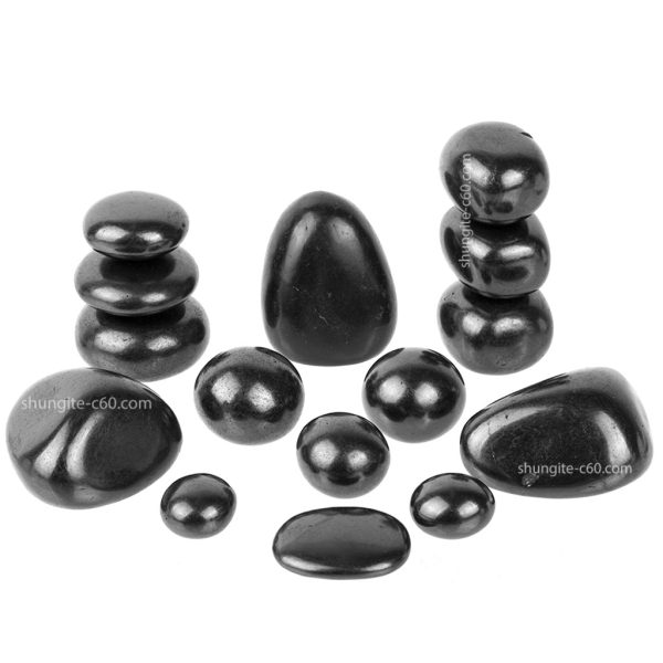 shungite polished stones