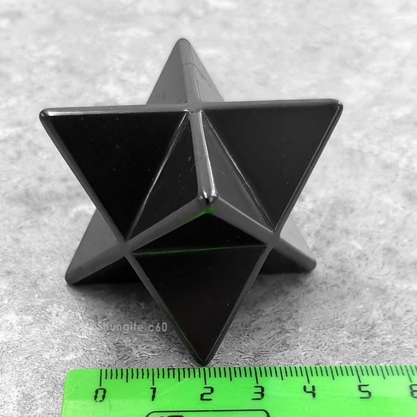 Merkaba Star 7 Chakra polished