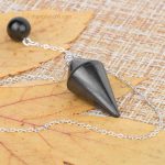 Shungite Pendulum energy stone for biolocation