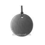 shungite pendant circle