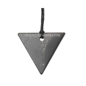 shungite triangle pendant emf protection