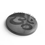 shungite emf shield plate engraved Om