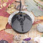 shungite necklaces set includes archangel metatron