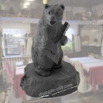 shungite figurine bear with balalaika