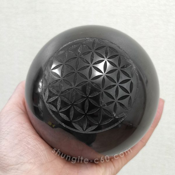 flower of life shungite sphere 10 cm