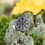 shungite necklace for Yoga Ashtanga Yantra