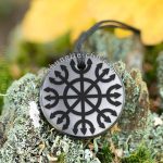 shungite necklace for Yoga Ashtanga Yantra