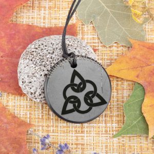 shungite triquetra necklace