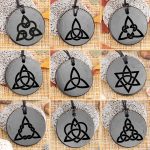 shungite triquetra necklace from karelia