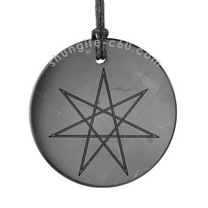 shungite heptagram necklace