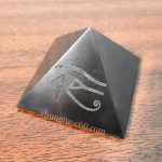 shungite pyramid Eye of Horus