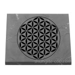 shungite flower of life plate