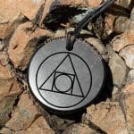 shungite philosopher's stone necklace