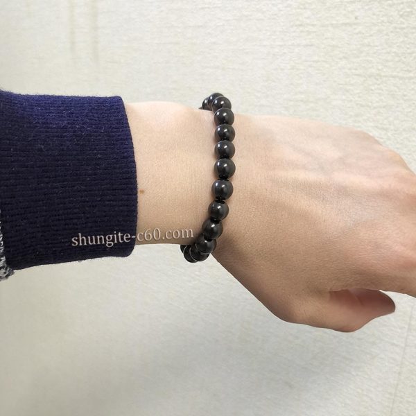 genuine shungite bracelet 8 mm