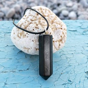 shungite crystal necklace