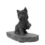 shungite yorkie statue