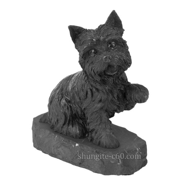 shungite yorkie statue