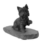 yorkie statue shungite figurine yorkshire