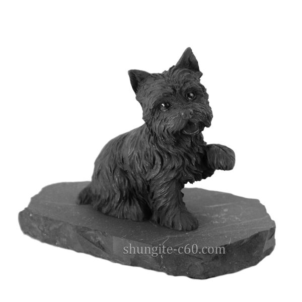 shungite yorkie statue