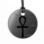 shungite necklace ankh