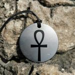 shungite ankh pendant